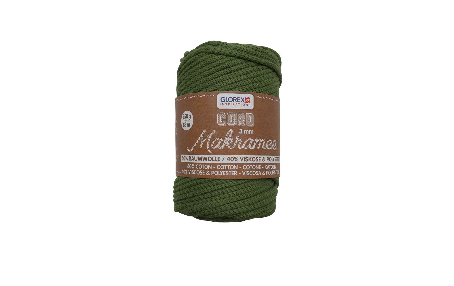 Glorex Textilgarn Makramee Cord gewebt