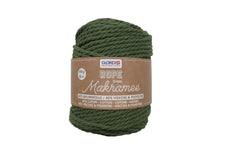 Glorex, Wolle Makramee Rope gedreht 5 mm, 5