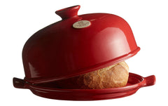 Emile Henry | Brotglocke rot | Keramik, D: 28.5cm