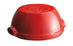 Emile Henry | Brotbackform rot | Keramik, 32.5 x 29.5 x 14cm