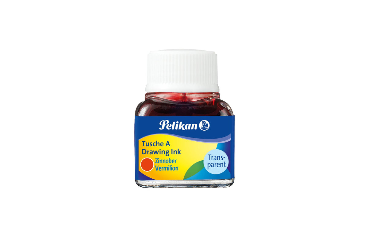 Pelikan, Tusche A 523/3, 10 ml, Zinnober
