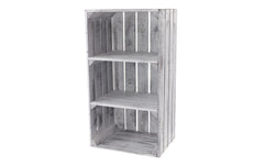 Holz Zollhaus, Regal Vintage Shabby Weiss 4