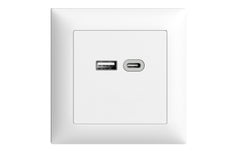 Feller EDIZIOdue UP USB-A+C Ladesteckdose