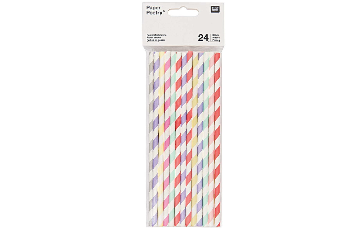 Rico Design Strohhalme  Papier