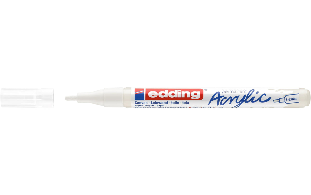 edding, Acrylmarker 5300 Fein, Weiss