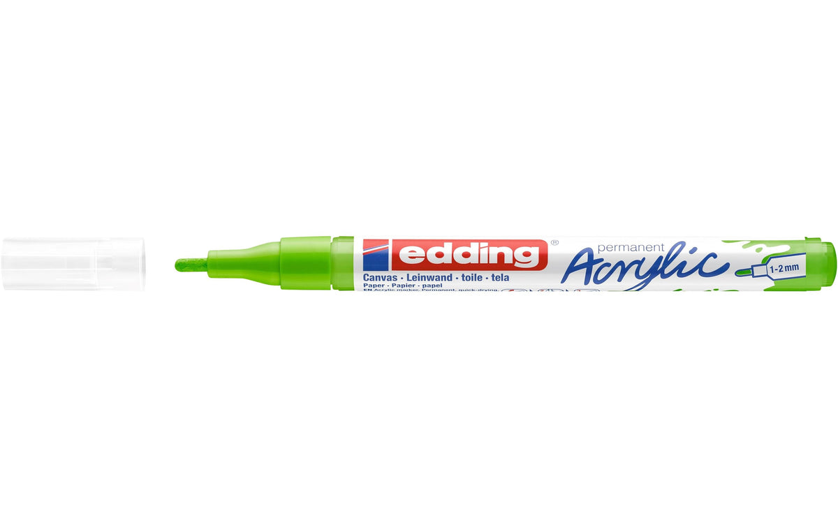 edding, Acrylmarker 5300 Fein, Gelbgrün