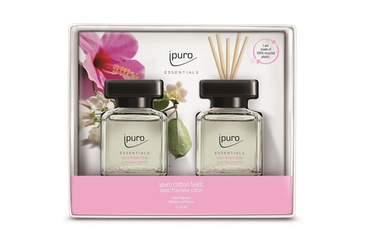 ipuro | Geschenkset flower bowl | Classic Raumduft 2x50ml