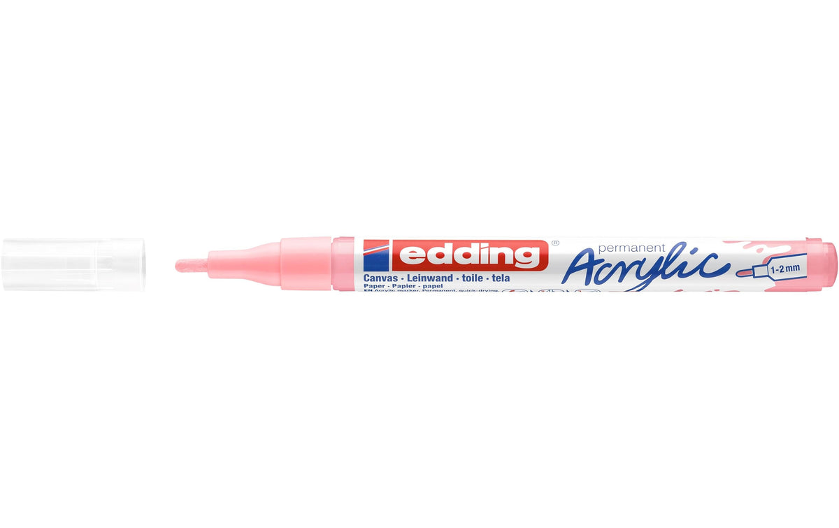 edding, Acrylmarker 5300 Fein, Hellrosa