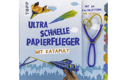 Frechverlag | Frech Bastelset Papierflieger | Anleitungen, Faltblätter und Katapult