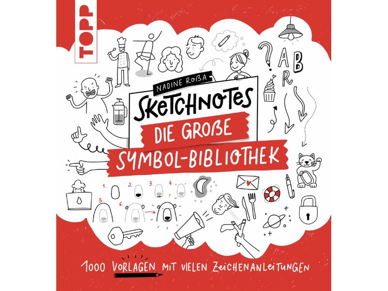 Frechverlag | Topp Buch Zeichnen Sketchnotes | 1000 Vorlagen, 160 Seiten