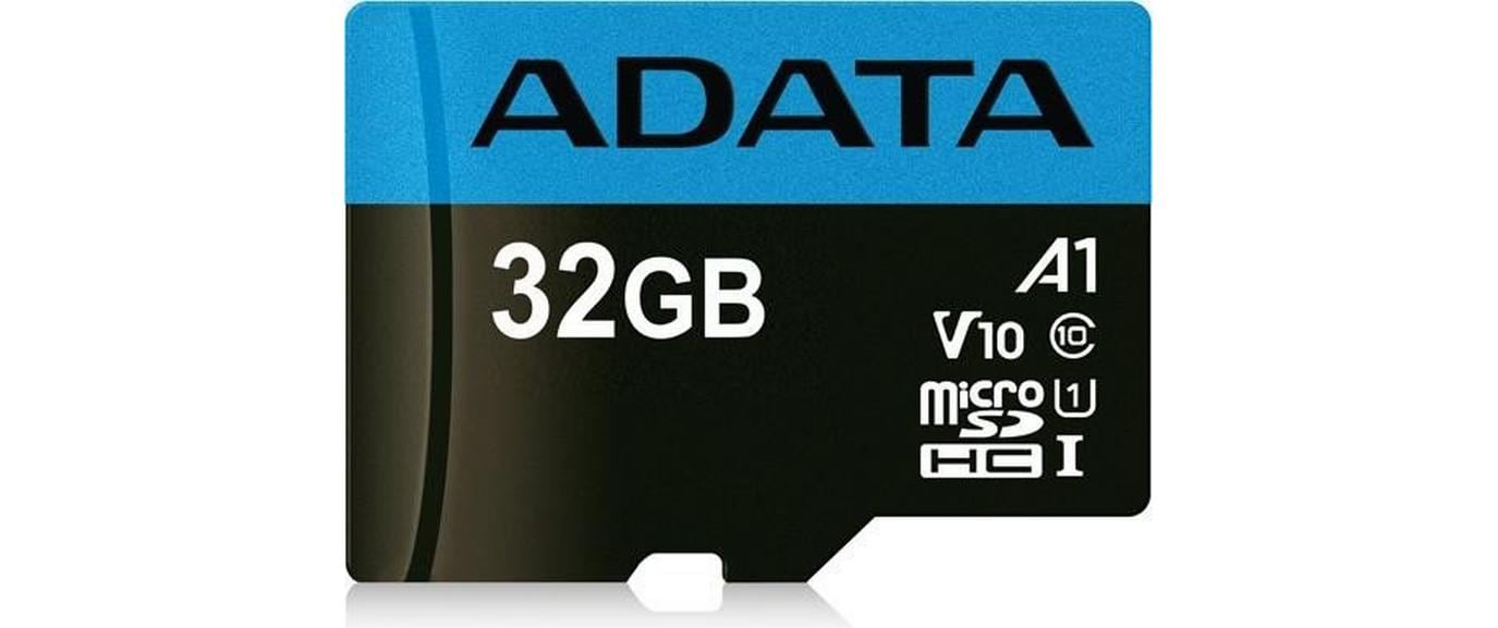 ADATA SDHC Card 32GB A1, Class 10