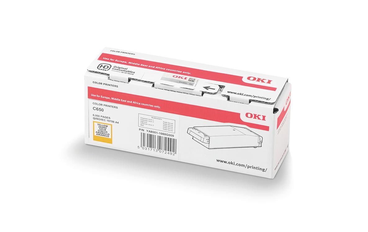 OKI, Toner 09006129 Yellow
