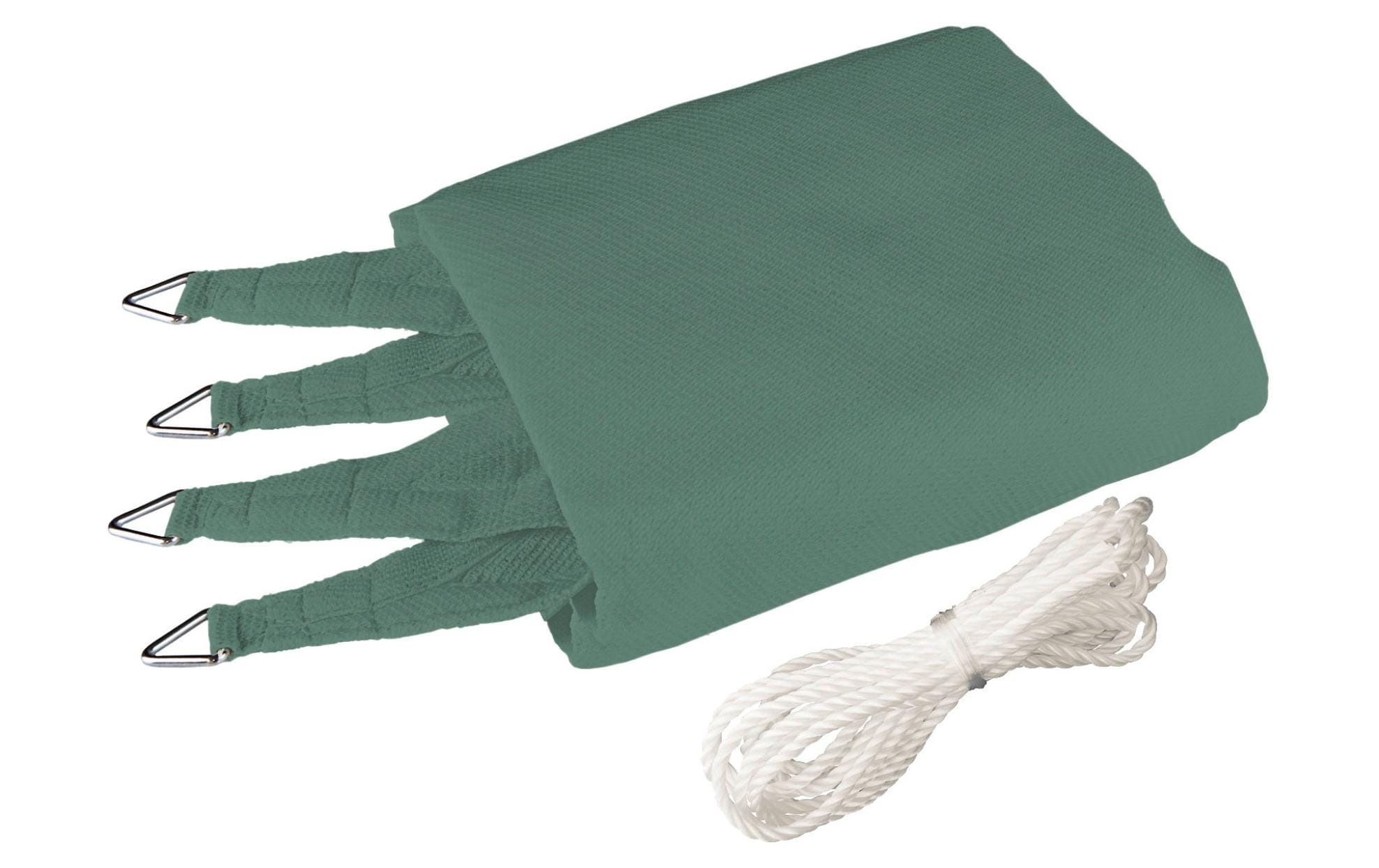 Sonnensegel grün 4.0m,  Quadratisch