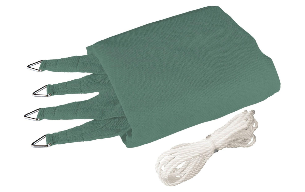 Sonnensegel grün 4.0m,  Quadratisch