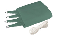 Sonnensegel grün 4.0m,  Quadratisch