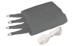 Sonnensegel grau 4.0m,  Quadratisch