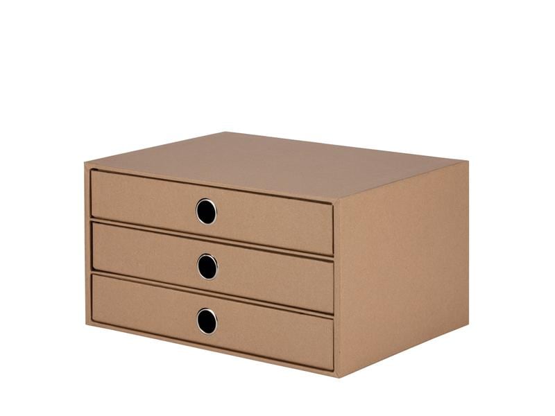 Rössler | Schubladenbox S.O.H.O. Braun | A4, 25x34.3x18.5cm