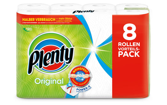 Plenty, Haushaltspapier Original 8 Rollen à