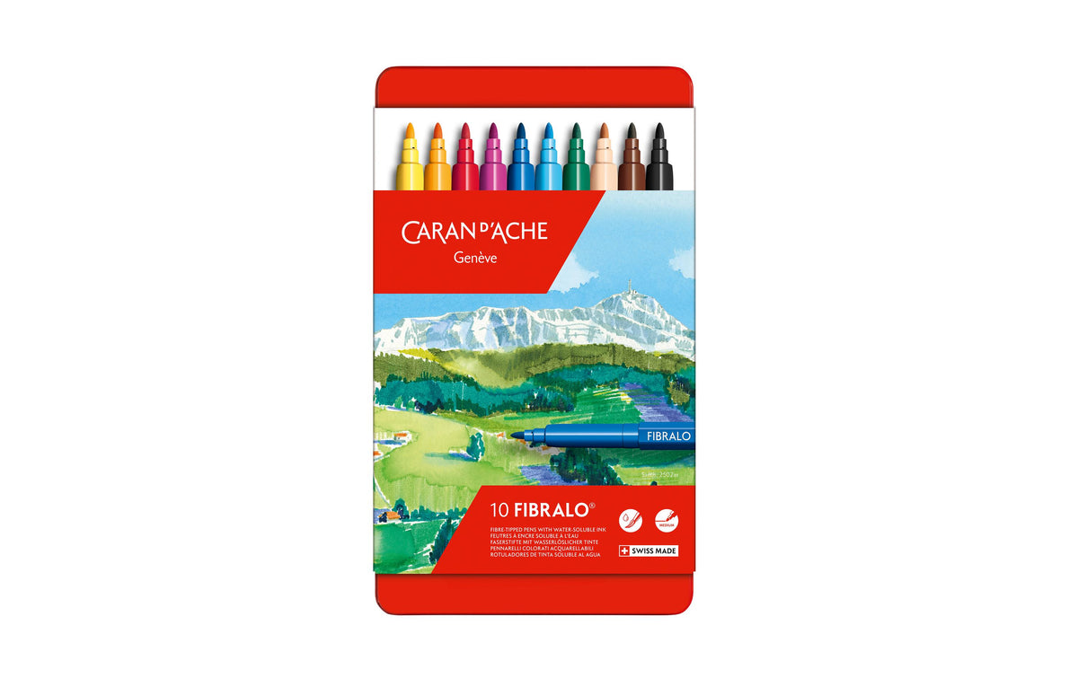Caran d'Ache Filzstift Fibralo 10 Stück