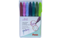 pentel, Filzstift Brush Sign Pen Galaxy 7 S