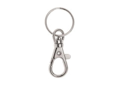 Glorex | Schlüsselanhänger mit Karabiner | Ring: 25 mm