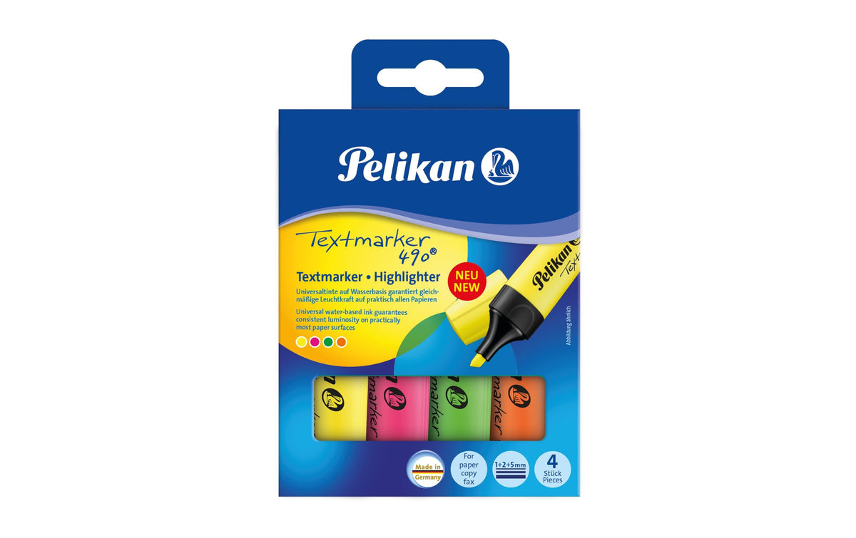 Pelikan Textmarker 490 4er Set