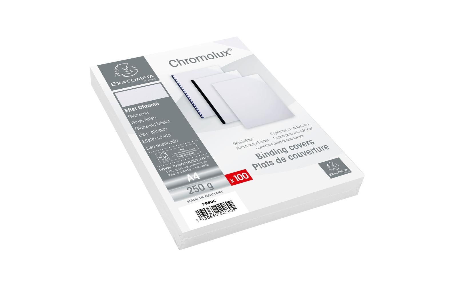 Exacompta, Einbanddeckel Chromolux 250 g/m²