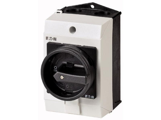 Eaton | Hauptschalter 3 Polig + N, 20 A | HALT-Funktion T0, Schwarz