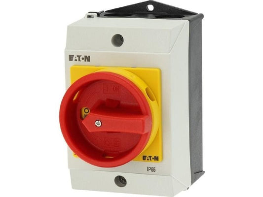 Eaton | Hauptschalter 1 Polig, 20 A | NOT-AUS-Funktion T0, Rot