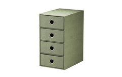 Rössler | S.O.H.O. 4er Schubladenbox Sage | 17.5x32x25 cm