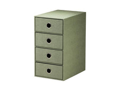 Rössler | S.O.H.O. 4er Schubladenbox Sage | 17.5x32x25 cm