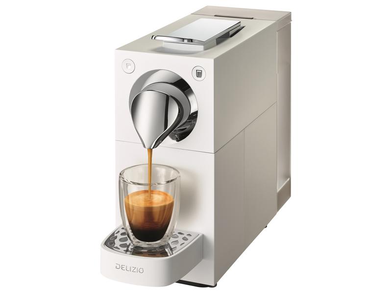 Delizio | Kapselmaschine Una Automatic Weiss | weiss
