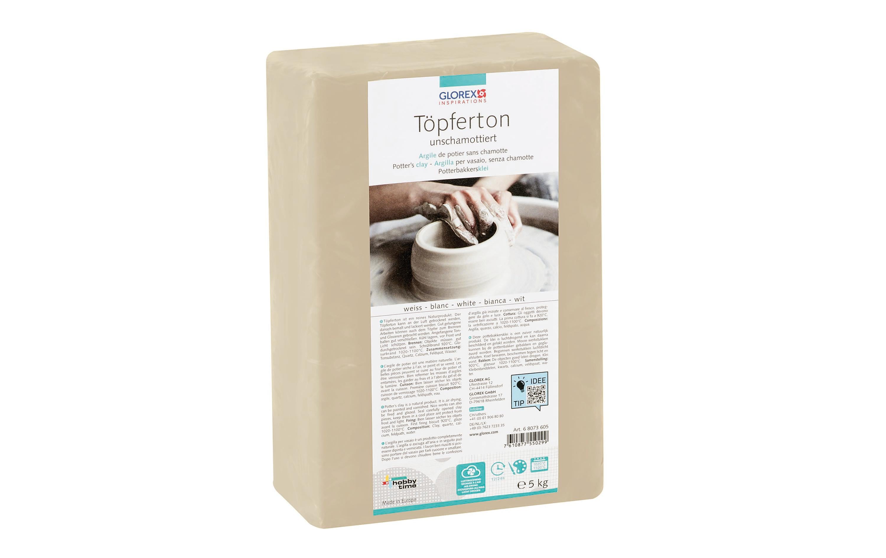 Glorex Töpferton 5 kg