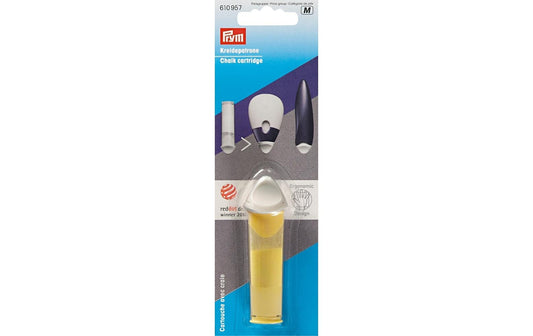 Prym Ergonomics | Kreidepatrone Ergonomic 81 | mm, 1 Stück, Gelb