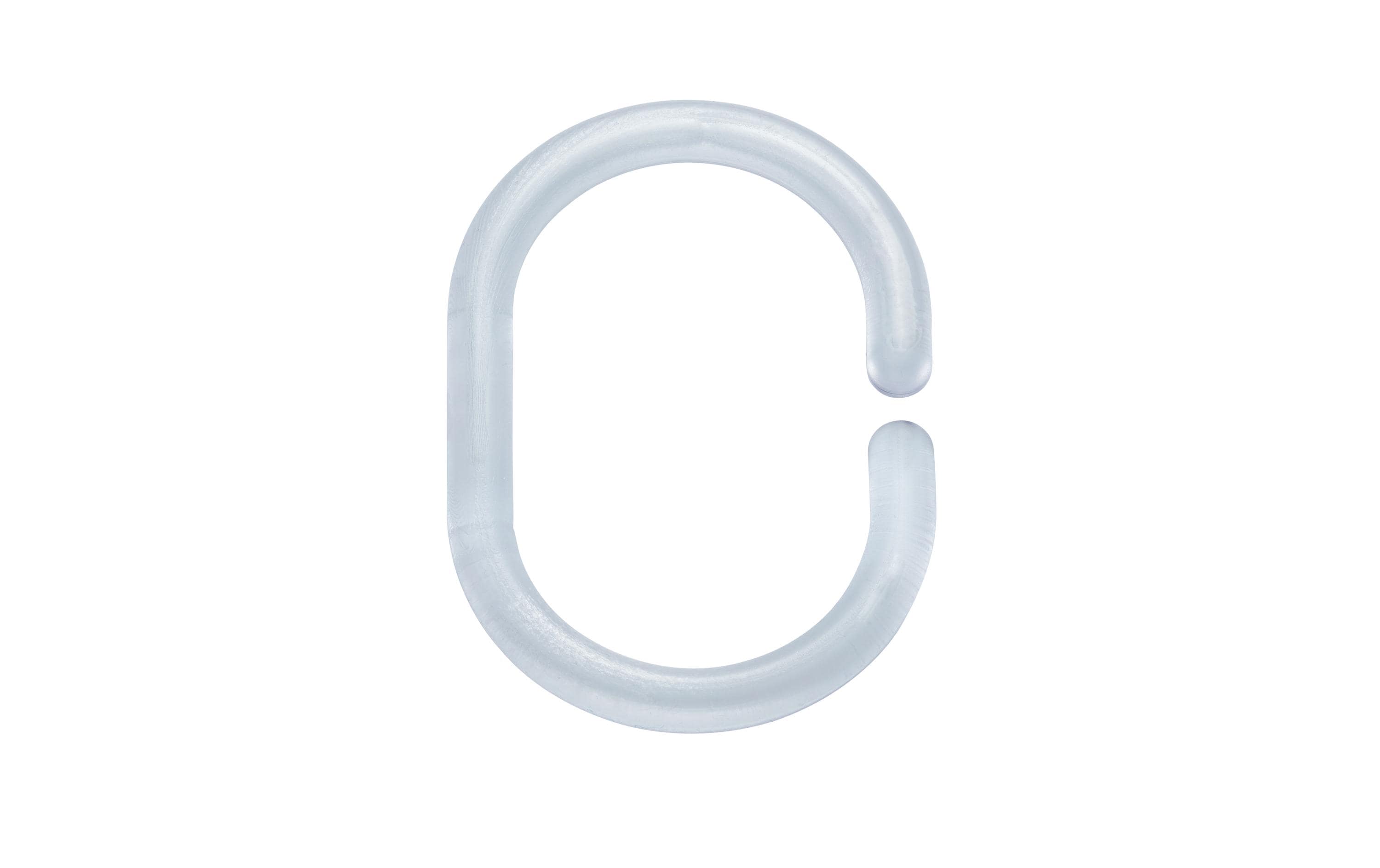 diaqua®, Duschvorhanghaken Basic 12 Stück,