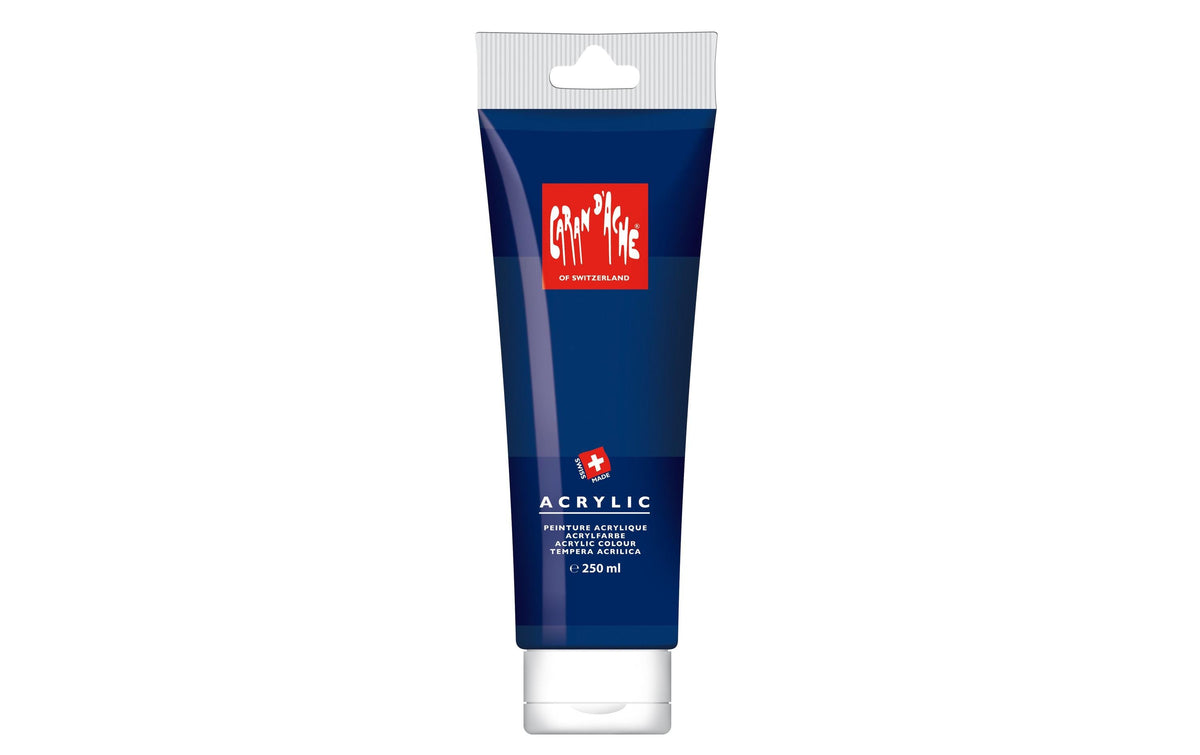 Caran d'Ache, Acrylfarbe 250 ml, Nachtblau