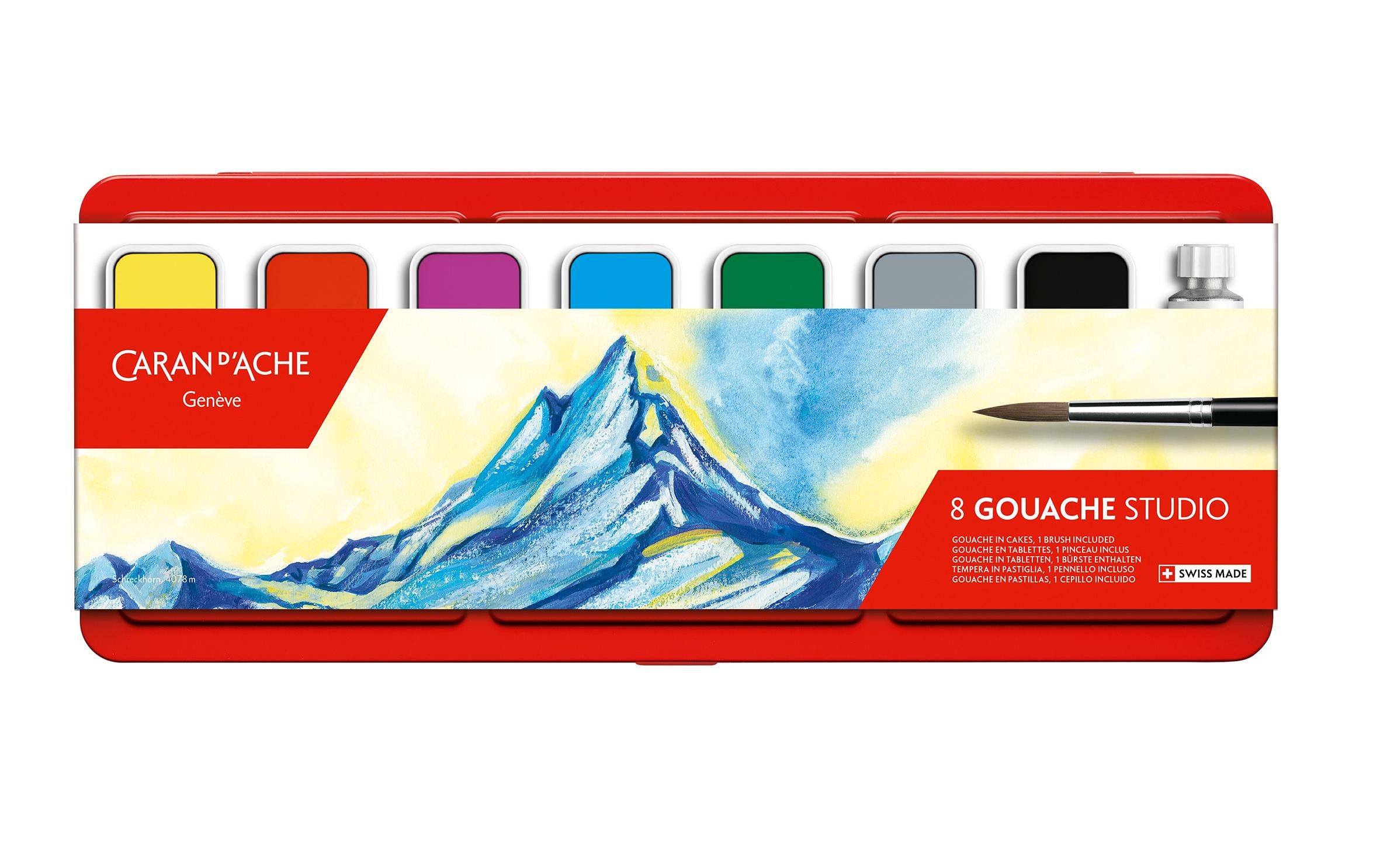 Caran d'Ache Gouache Studio Metallschachtel