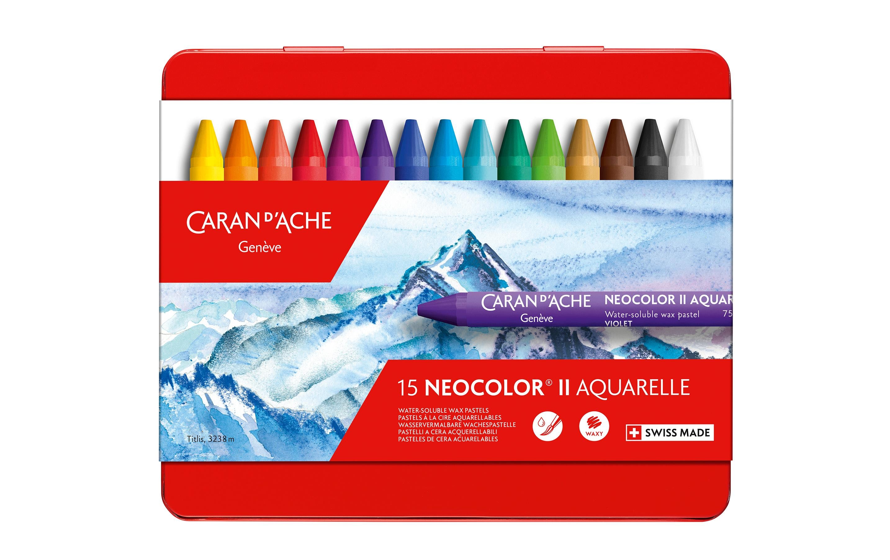 Caran d'Ache, Wachsmalstifte Neocolor 2 was