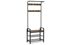 Vasagle Garderobe aus Holz und Metall