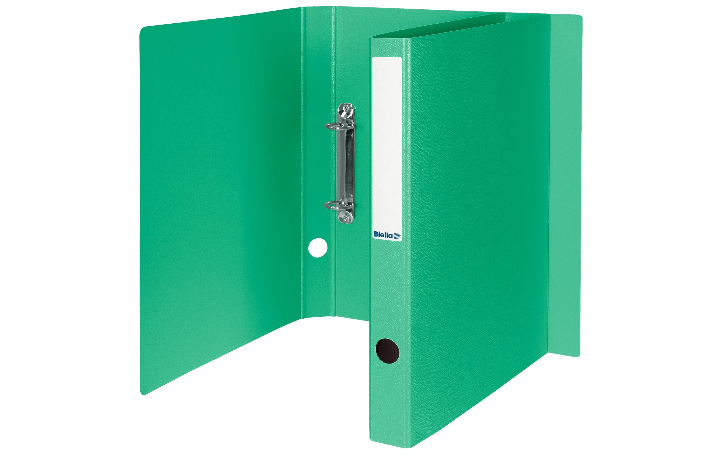 Biella, Ringbuch Viria A4 3.1 cm, Hellgrün