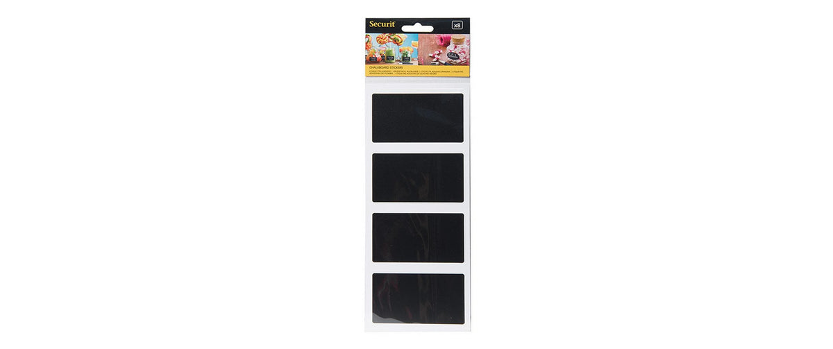 Securit Kreidetafelstickers schwarz