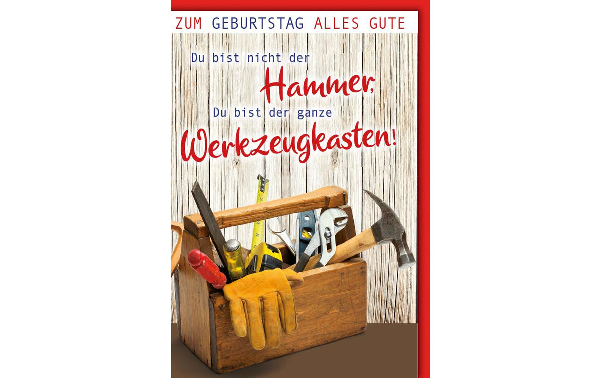 B+C Geburtstagskarte Handwerker