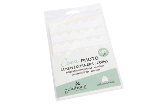 Goldbuch Fotoecken Crea Weiss