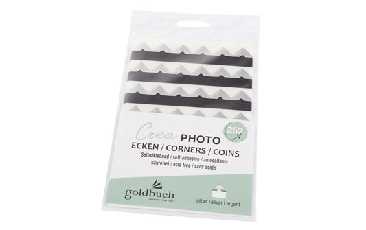 Goldbuch Fotoecken Crea Silber