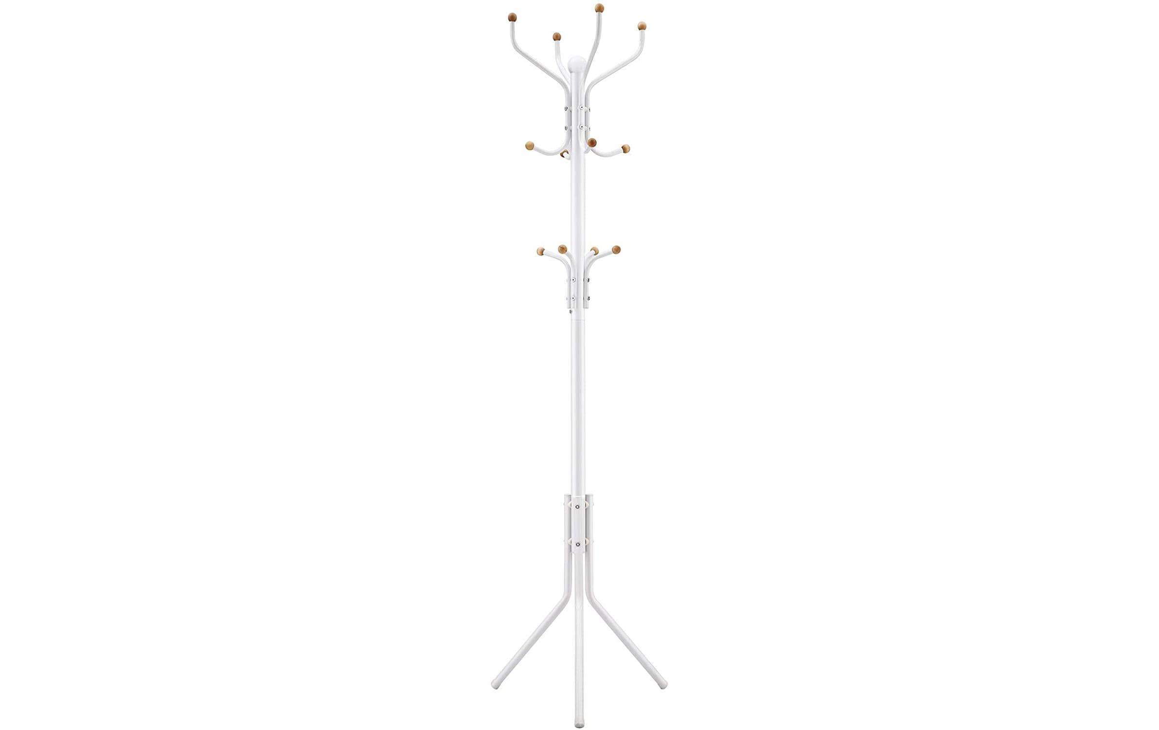 Songmics, Garderobenständer 182 cm, Weiss,