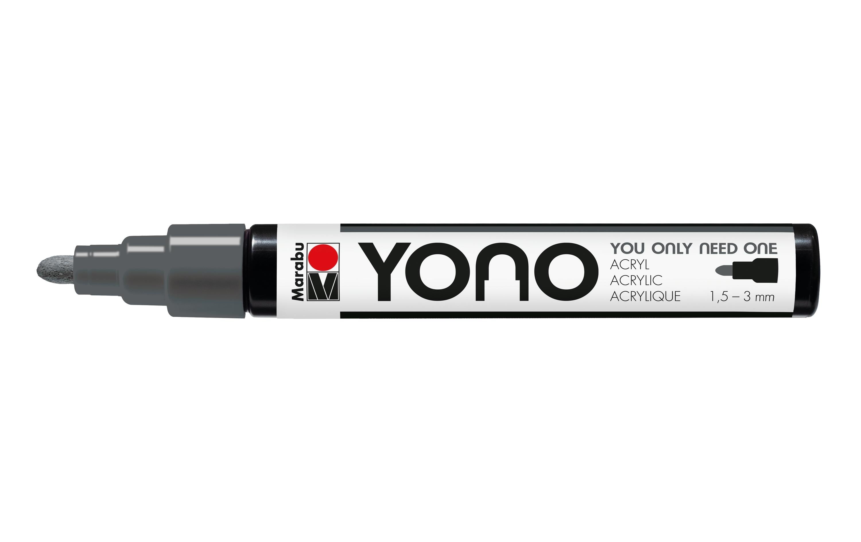 Marabu, Acrylmarker YONO 1.5 - 3 mm Dunkelg