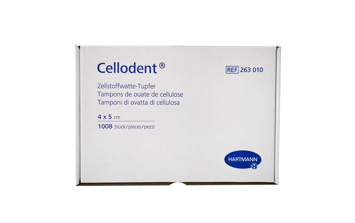 Cellodent Zellstoffwatte-Tupfer gebleicht