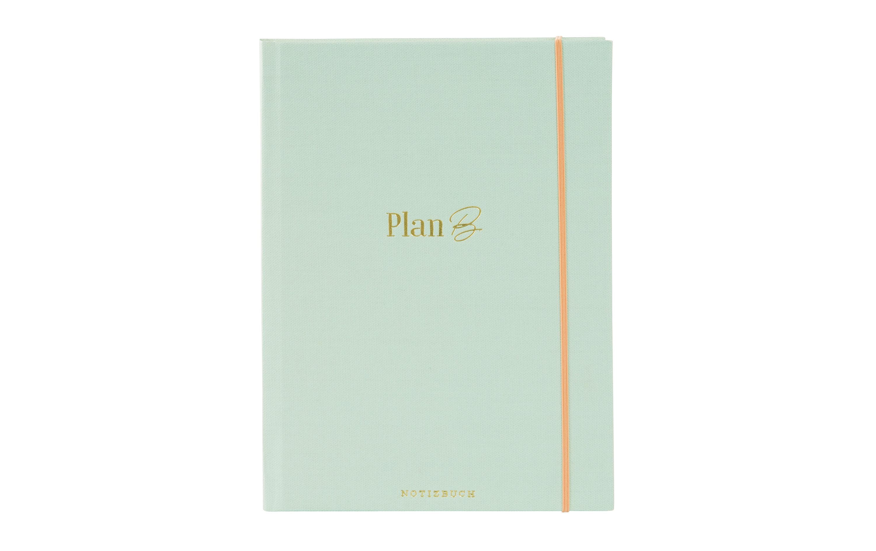 Goldbuch Notizbuch Plan B