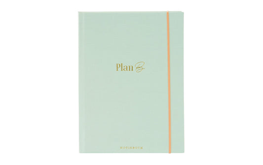 Goldbuch Notizbuch Plan B