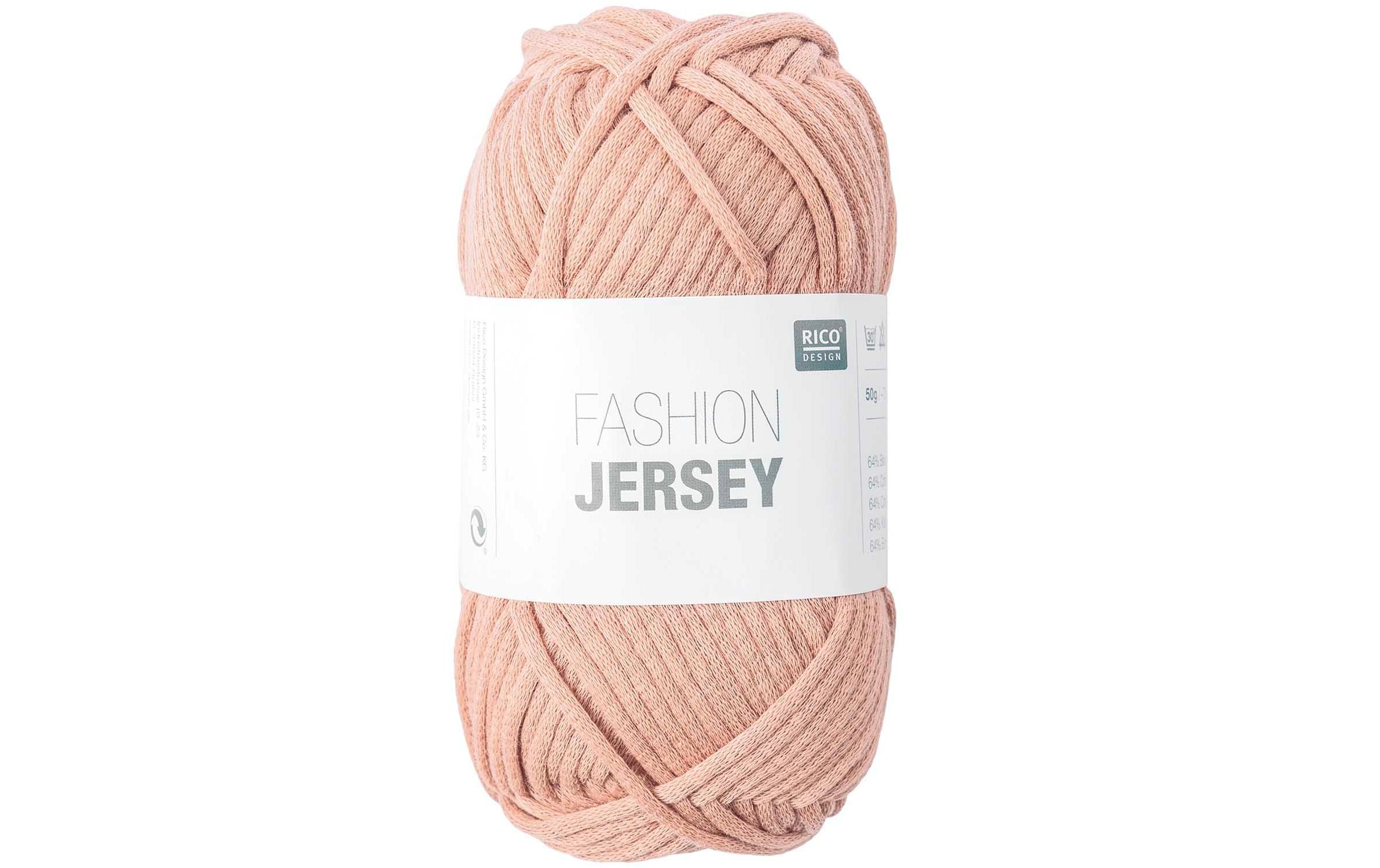 Rico Design, Wolle Fashion Jersey 50 g Pude